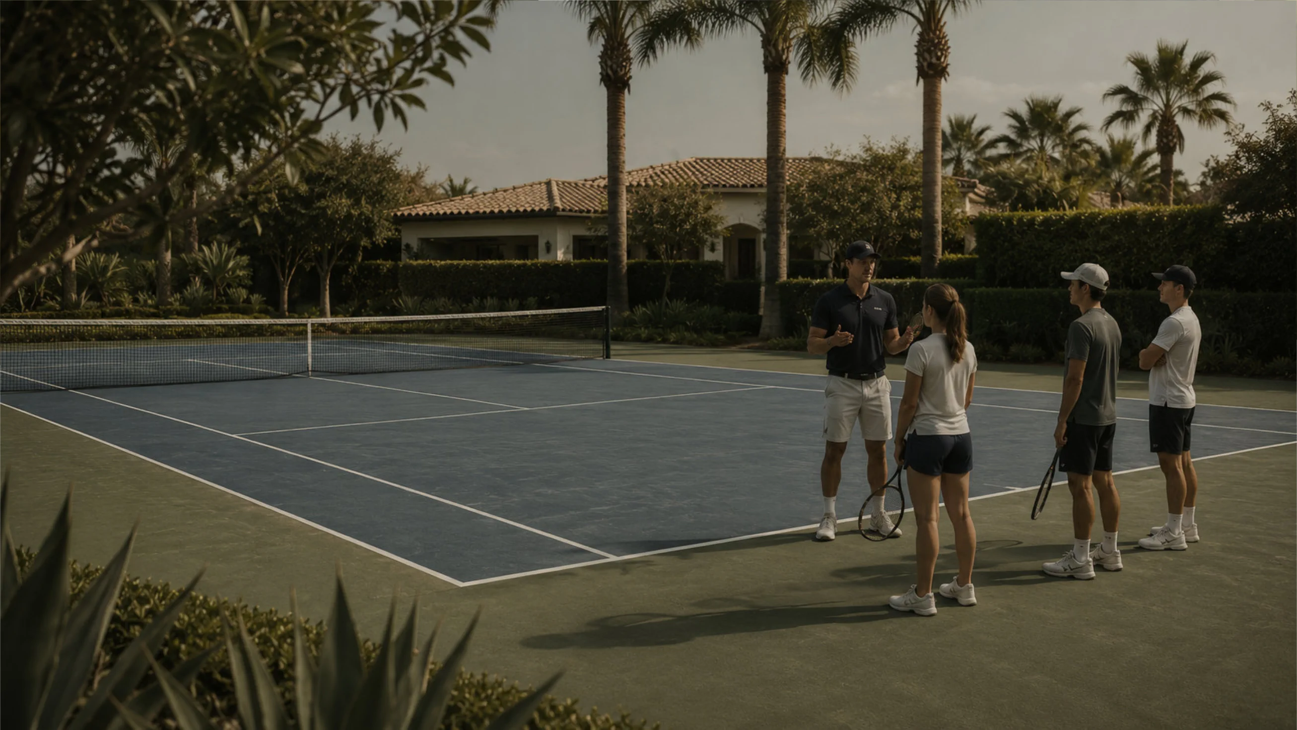 Tennis ball detail at Desert Palm Racquet Club