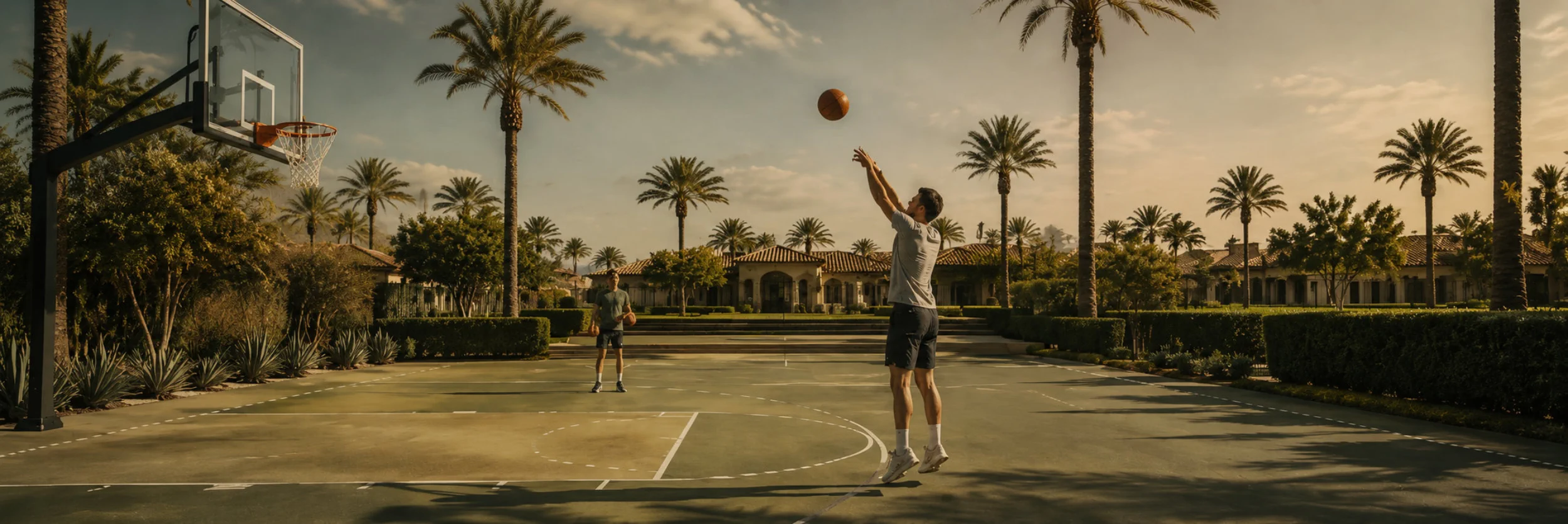 Basketball court at Desert Palm Racquet Club