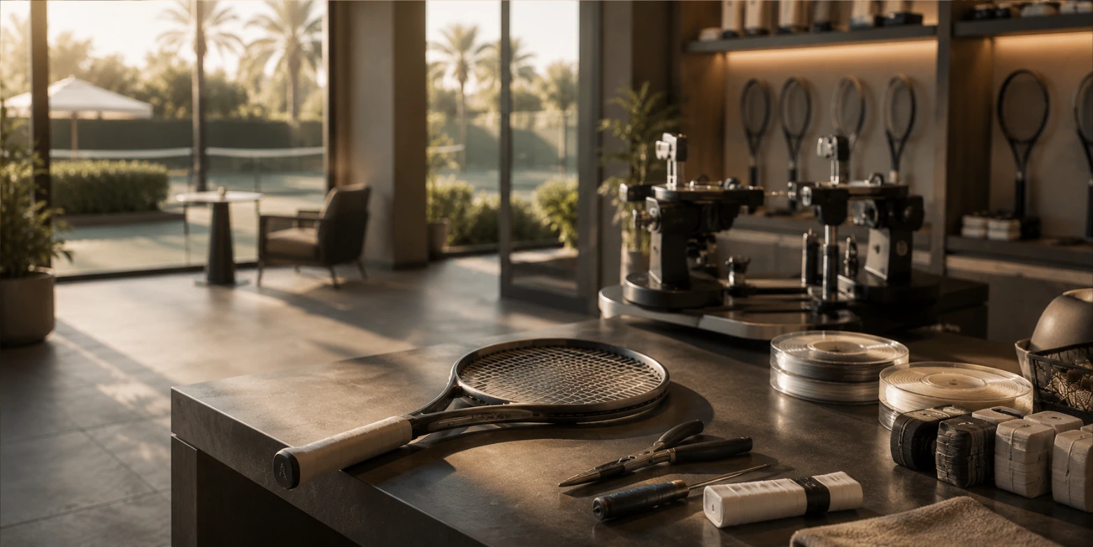 Racket services at Desert Palm Racquet Club